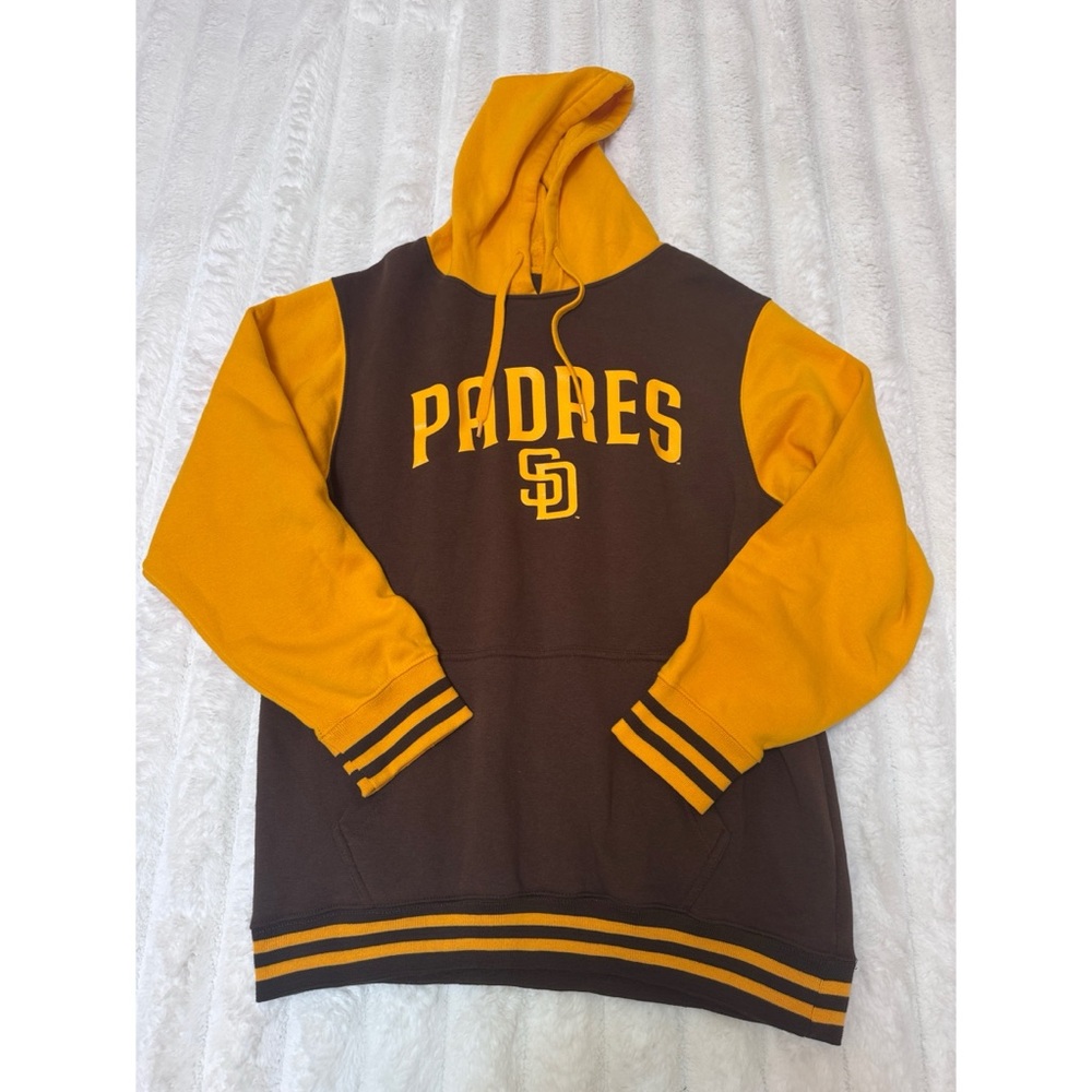 Brown and Yellow Padres Hoodie